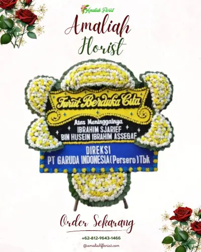 Papan Bunga Duka di Sunter Jaya
