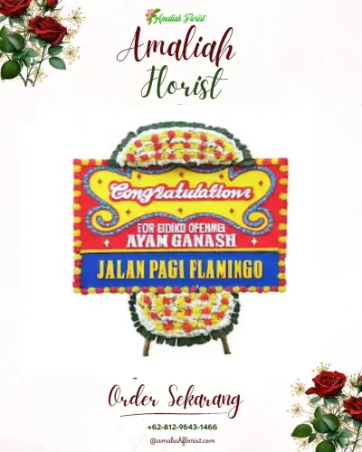 Bunga Papan Congratulation di Sunter Jaya